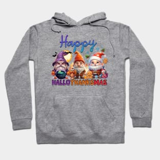 Happy Hallothanksmas Gnomes #6 Hoodie